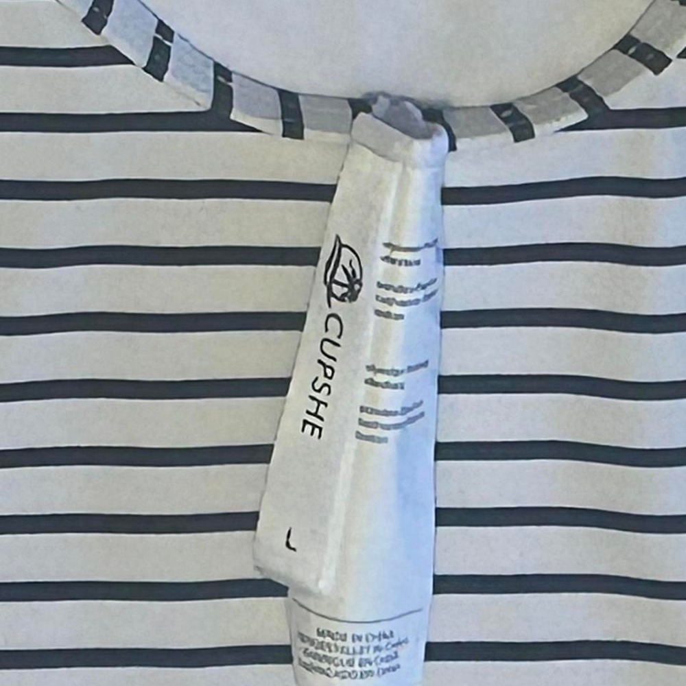 Cupshe large striped one piece ties NWOT - Picture 3 of 5